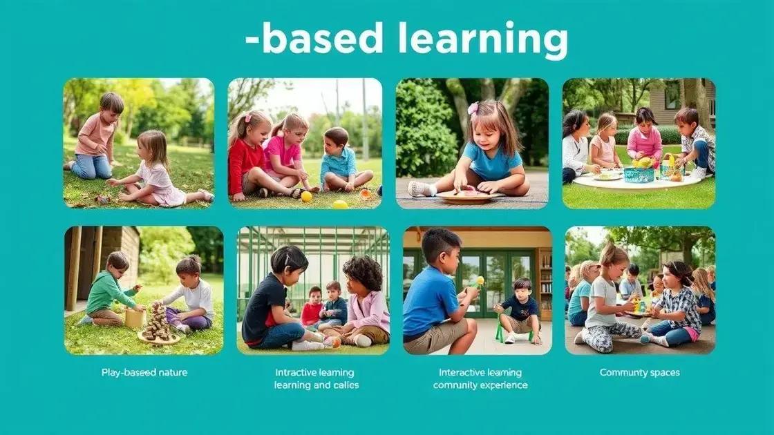 Real-world examples of successful play-based learning