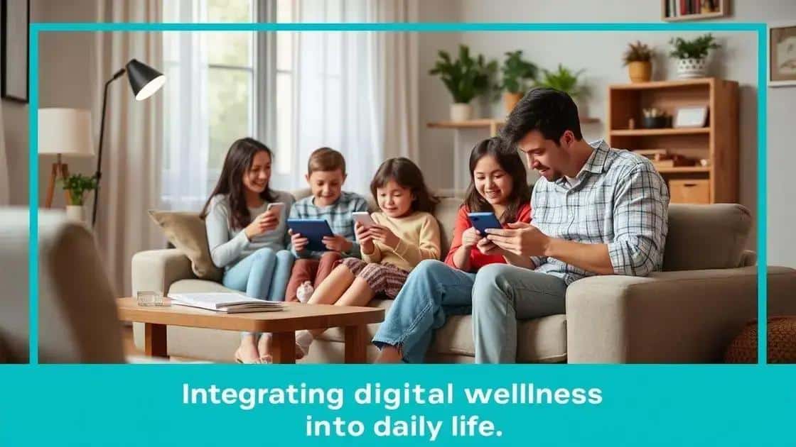 Integrating digital wellness into daily life
