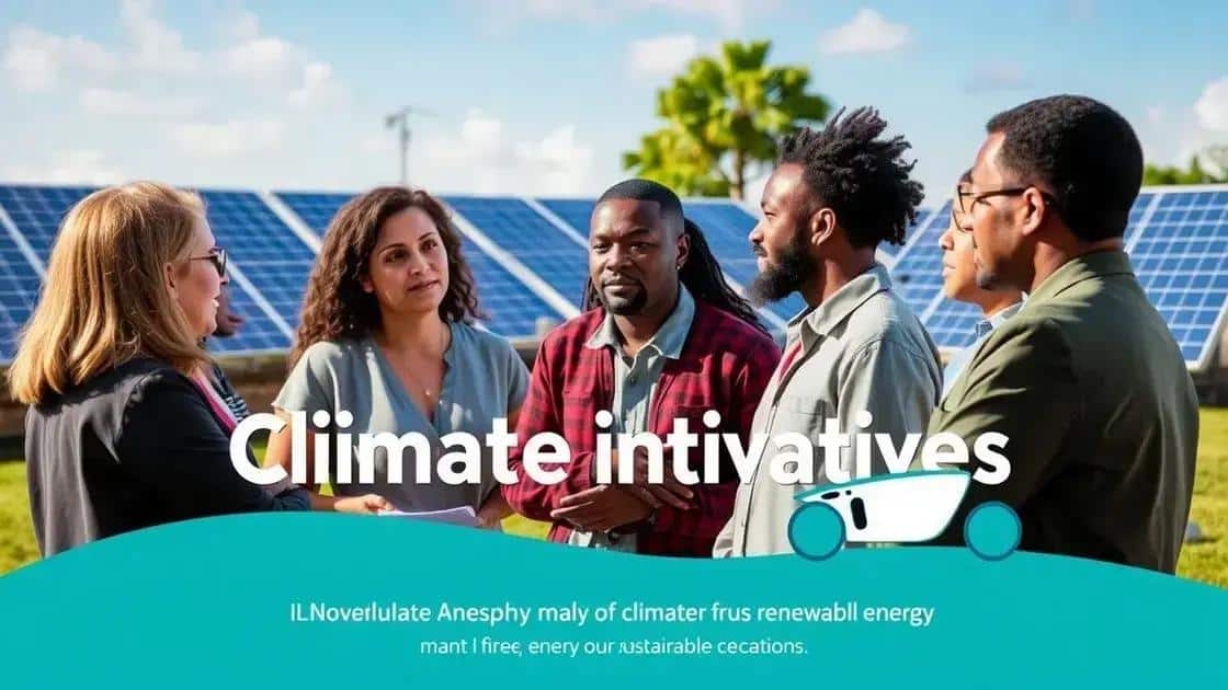 Public response to climate change initiatives