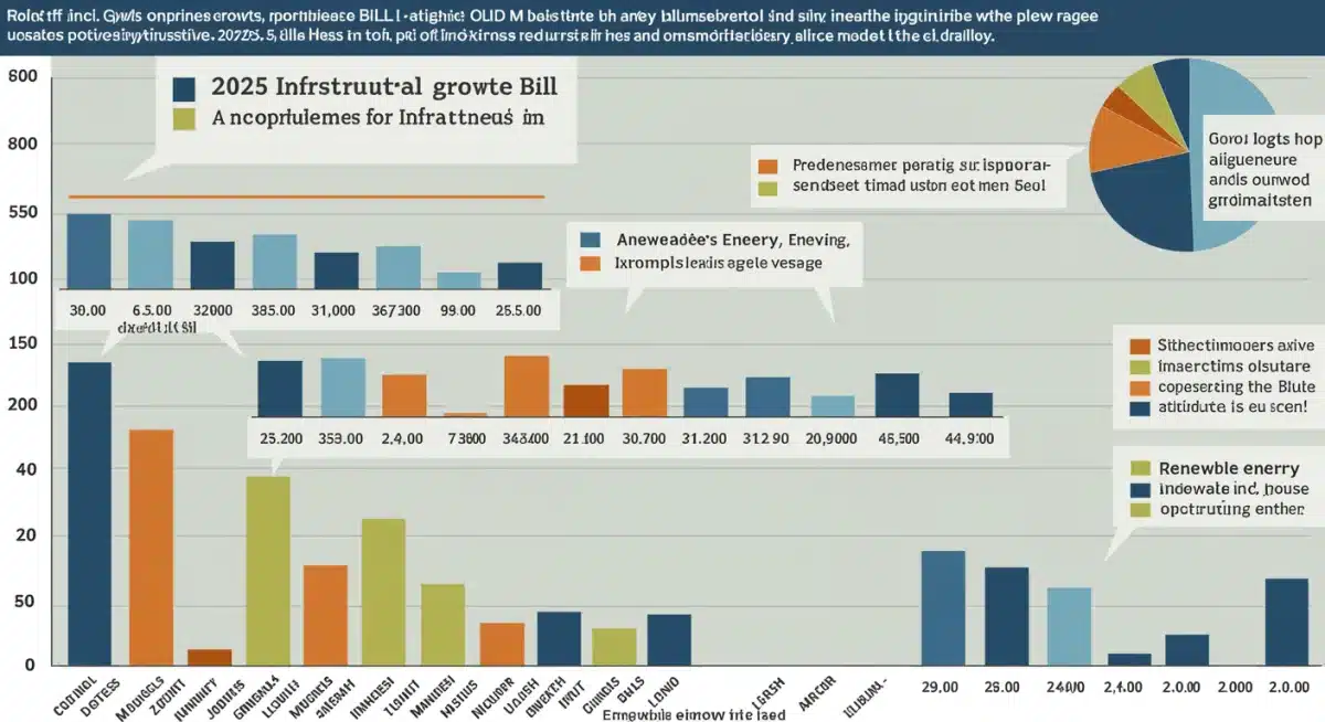 Chart illustrating projected job growth in various sectors due to the 2025 Infrastructure Bill.