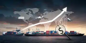 Global supply chain network showing interconnected logistics and rising consumer prices.