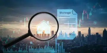 Futuristic American housing market analysis with interest rate impact