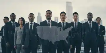 Professionals representing diverse backgrounds, symbolizing the impact of immigration policies on the U.S. economy in 2026.