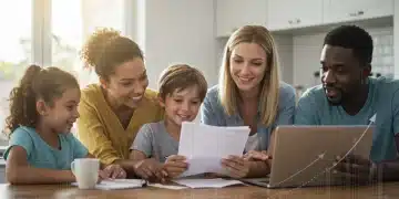 Family reviewing Child Tax Credit 2026 financial documents