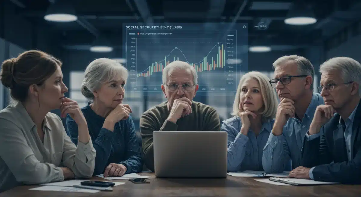 Diverse individuals reviewing 2026 Social Security benefit projections