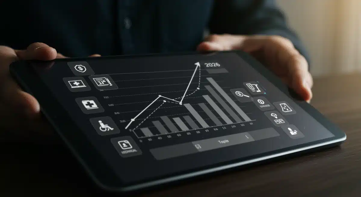Digital representation of disability benefit trends and support services 2026